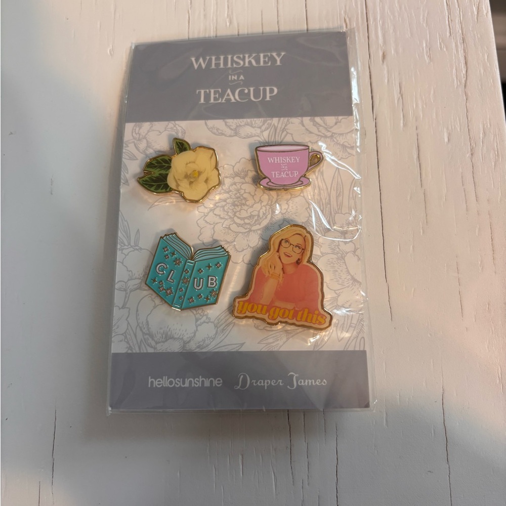 Whiskey in a Teacup | Pin Set NWT